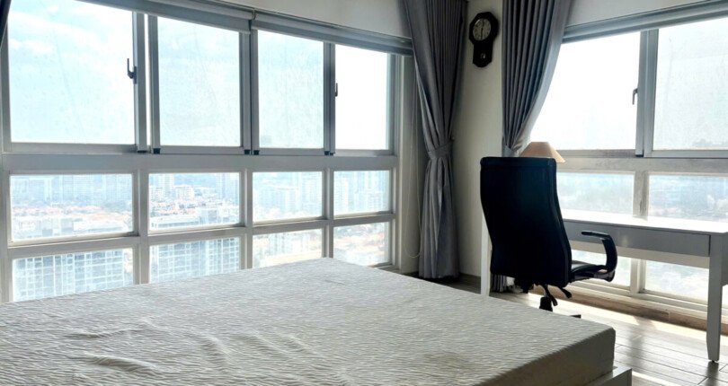 phong ngu can ho ban 9 810x430 - Giá mua bán căn hộ 3 phòng ngủ, 135m2 lầu 26 khu R15 chung cư Happy Valley Quận 7