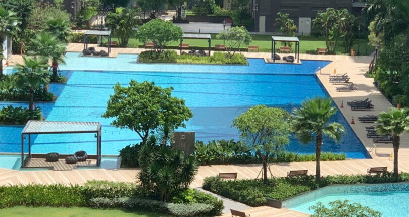ban can ho saigon south residences 2 810x430 - Bán căn hộ Saigon South Residences. DT 76m2- View trực diện hồ bơi- 2 Phòng-2wc Lầu trung- Nội thất mới- Giá 5.750 Tỷ