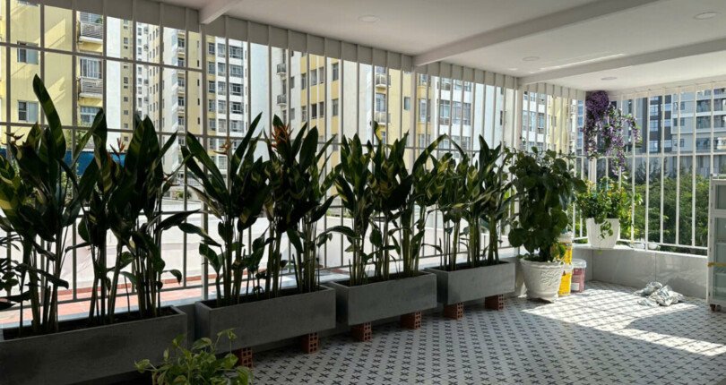 cho thue can ho san vuon sky garden 2 16 810x430 - Cho thuê căn hộ sân vườn Sky Garden 2. Tổng diện tích 115m2 Nhà đẹp- 3 Phòng-2wc- có sân rộng- Giá 35 Triệu/Tháng