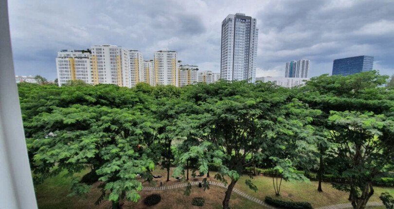 cho thue can ho sky garden 3 6 11 810x430 - Cho thuê căn hộ Sky Garden 3. DT 56m2 View hồ bơi- nội thất đủ-2 phòng-1wc Giá thuê 12 Triệu/Tháng