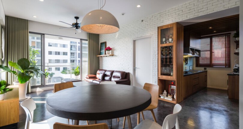 khong gian phong an va phong khach 810x430 - Giá mua bán căn hộ 3pn block D chung cư Green Valley Quận 7 T5/2025