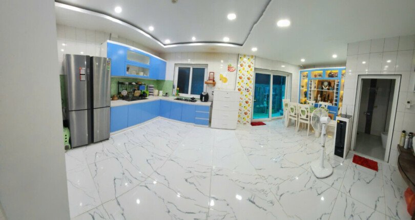 khong gian tang tret 810x430 - Bán nhà phố nguyên căn liền kề trường Rmit kdc Sadeco Ven Sông Tân Phong Quận 7 giá 22 tỷ