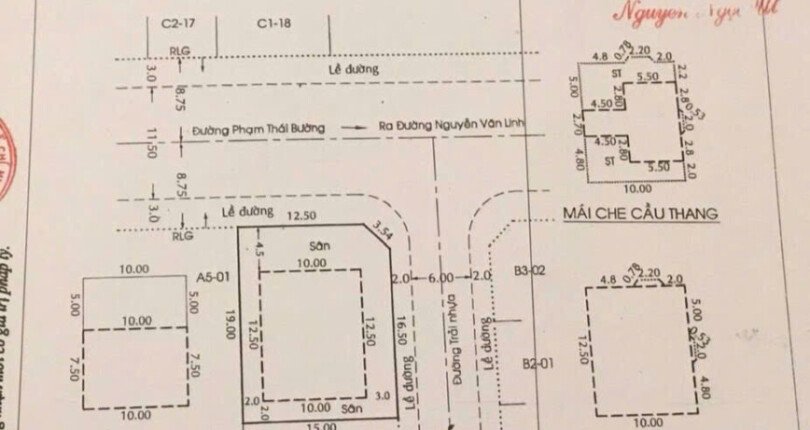 mat bang ban ve chi tiet nha biet thu ban 810x430 - Giá mua bán nhà Biệt thự nguyên căn mặt đường Phạm Thái Bường Phú Mỹ Hưng Quận 7 T5/2025