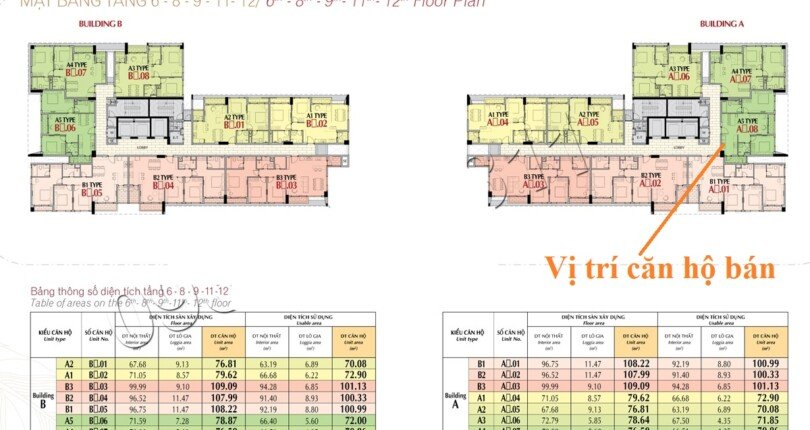 mat bang vi tri can ho ban 2 810x430 - Giá mua bán căn hộ 2pn block A chung cư Urban Hill Quận 7 T5/2025