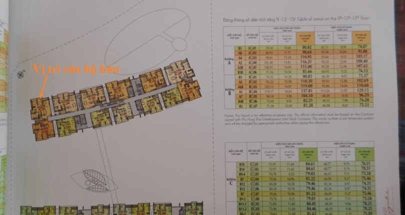 mat bang vi tri can ho ban 3 810x430 - Giá mua bán căn hộ 2pn block A view sông chung cư Midtown m7 Phú Mỹ Hưng Quận 7 T5/2025