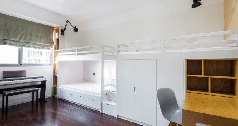 phong ngu co giuong tang 810x430 - Giảm giá 700tr bán gấp căn hộ 3pn block D chung cư Green Valley Quận 7