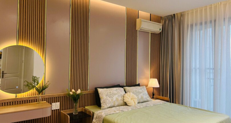 phong ngu master rong rai 1 810x430 - Giảm thêm 200tr bán gấp căn hộ C4.03 chung cư Green Valley Quận 7 giá còn 9,6 tỷ