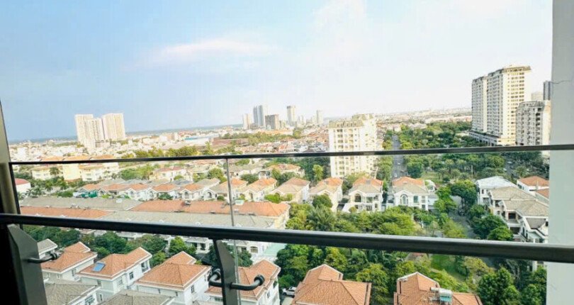 view can ho lien ke khu nha biet thu thap tang 810x430 - Giá mua bán căn hộ 2pn chung cư Midtown m7 Signature Quận 7 T5/2025