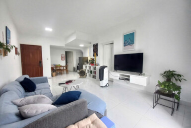 Phong khach My Phuoc 385x258 - Mua bán chung cư Mỹ Phước. - 114m2, 3PN, lầu thấp, full nội thất - 5.8 tỷ