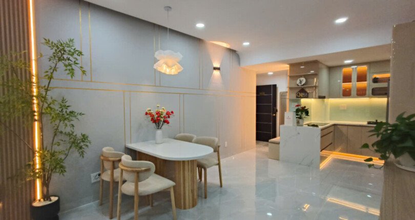 ban can ho co san vuon sky garden 3 2 810x430 - Cho thuê căn hộ Sân Vườn Sky Garden 3. DT 98m2 Có sân Rộng- 3 Phòng-2wc- Nội thất mới 100%. Giá thuê 35 Triệu/Tháng