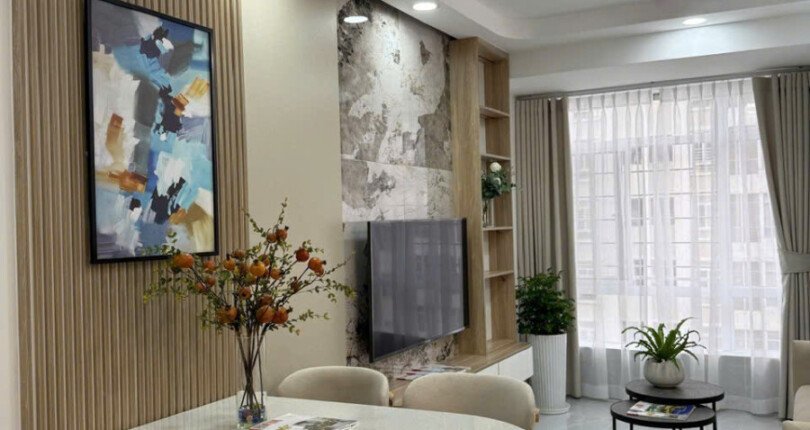 ban can ho sky garden 3 5 5 810x430 - Bán căn hộ đẹp tại Sky Garden 3. DT 70m2 Nhà mới decor- Nội thất mới 100%- thiết kế 3 phòng-2wc- Giá 5.270 Tỷ