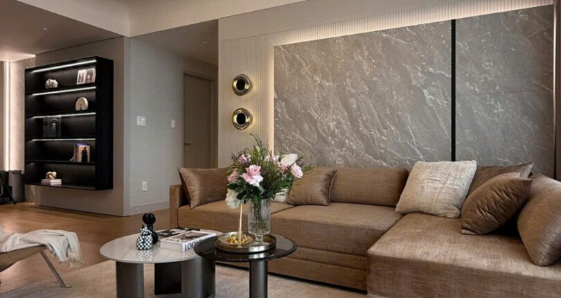 can can chi tiet phong khach sang trong 810x430 - Giá mua bán căn hộ 3pn tháp B chung cư Riverside Residence phường Tân Mỹ T7/2025