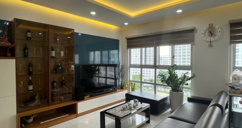cho thue can ho happy valley 1 810x430 - Cho thuê căn hộ Happy Valley. DT 115m2 Nhà đẹp- Nội thất đầy đủ- thiết kế 3 phòng-2wc- Giá thuê 1.200 USD/Tháng