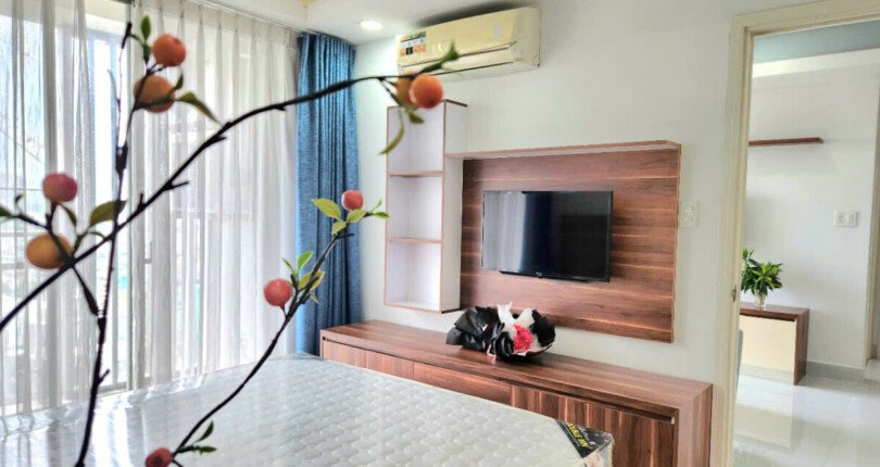 cho thue can ho hung phuc 1 5 810x430 - Cho thuê căn hộ Hưng Phúc Happy residence. DT 82m2 Nhà đẹp-2 Phòng-2wc- Lầu cao- Giá 19 Triệu/Tháng