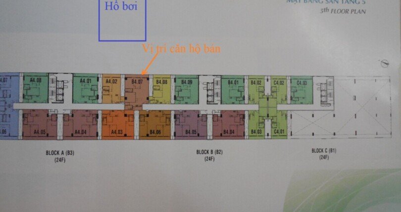 mat bang vi tri can ho ban 3 810x430 - Duy nhất căn hộ 117m2 3pn bán tại Tháp B chung cư Scenic Valley 1 phường Tân Mỹ Giá 9,3 tỷ