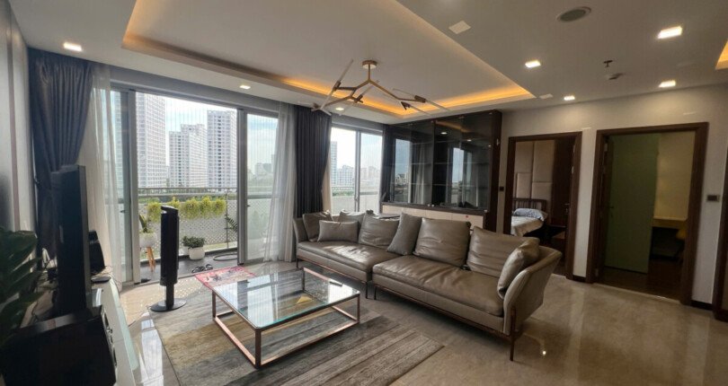 phong khach can ho cho thue 2 810x430 - Cho thuê căn hộ chung cư Scenic Valley 1, 133m, 03pn, giá 40tr/tháng, nhà đẹp, nội thất cao cấp.