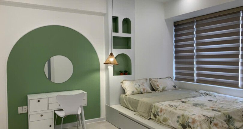 phong ngu can ho can ban 5 810x430 - Bán căn hộ 101m2, 03pn, chung cư Saigon South, giá 7.339 tỷ, + 01 ô đậu xe ô tô tầng hầm.