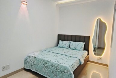 phong ngu can ho cho thue 1 385x258 - Cho thuê nhanh căn hộ chung cư Sky Garden 2, 71m2, 02pn, giá 16tr/tháng, nội thất đầy đủ.
