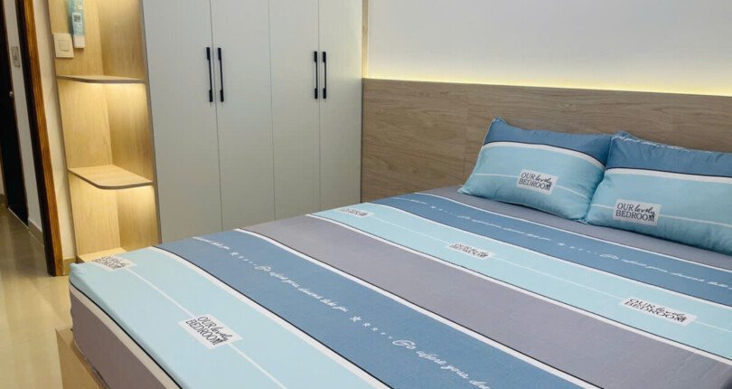 phong ngu chinh can ho can cho thue 1 810x430 - Cho thuê nhanh căn hộ chung cư Sky Garden 2, 71m2, 02pn, giá 15tr/tháng, nội thất đầy đủ.