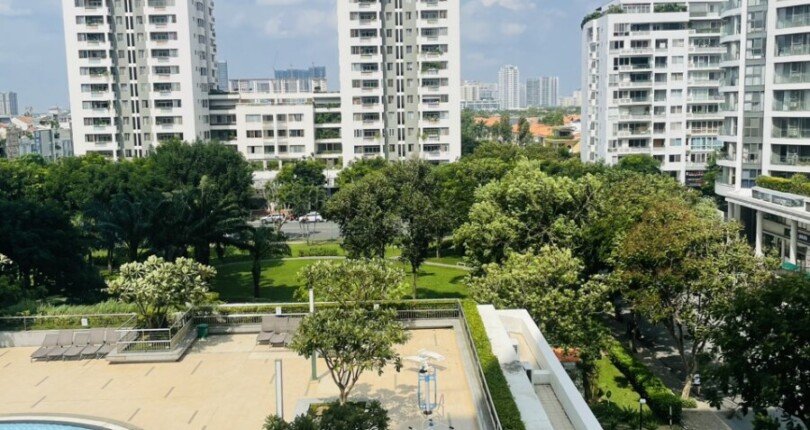 view can ho ban 4 810x430 - Giá mua bán căn hộ 145m2 tháp C chung cư Riverpark Residence phường Tân Hưng T7/2025