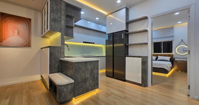 bep can ho ban 27 810x430 - Bán căn hộ chung cư Sky Garden 1, 89m2, 03pn, giá 6.150 tỷ, nhà đẹp, lầu cao.
