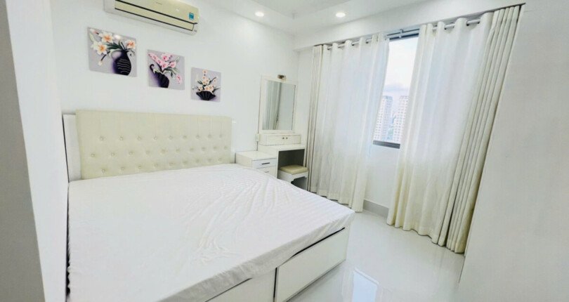 cho thue can ho hung phuc 1 5 810x430 - Cho thuê căn hộ Hưng Phúc Happy Residences. DT 78m2 Lầu cao- 2 Phòng-2wc- Nội thất như hình- Giá 18 Triệu/Tháng