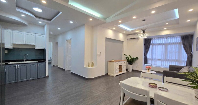cho thue can ho sky garden 2 1 810x430 - Cho thuê căn hộ Sky Garden 2. Căn góc 91m2 Nhà đẹp- 3 Phòng ngủ-2 toilet. Đầy đủ nội thất- Giá 23 Triệu/Tháng