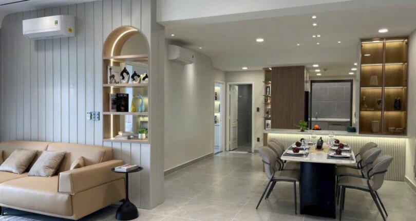 khong gian phong an sang trong 810x430 - Giá m ua bán căn hộ 3pn chung cư Riverside Residence nhà mới đẹp