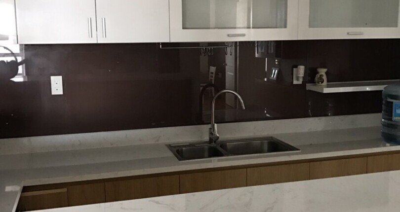 khong gian phong bep 2 810x430 - Giá cho thuê căn hộ 3pn - 135m2 tháp A chung cư Happy Valley Phú Mỹ Hưng T7/2025