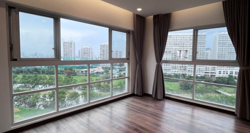 khong gian phong ngu master trong can ho 810x430 - Giá cho thuê căn hộ 3pn view sông Tháp H chung cư Happpy Valley Phú Mỹ Hưng T7/2025