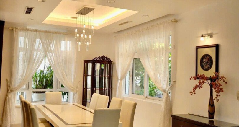 khu vuc phong an va bep 810x430 - Giá cho thuê nhà nguyên căn Khu biệt thự Phú Gia Phú Mỹ Hưng T7/2025