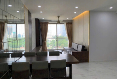 phong khach can ho ban 16 385x258 - Giá mua bán căn hộ 3pn view sông chung cư Midtown m5 The Grande T7/2025