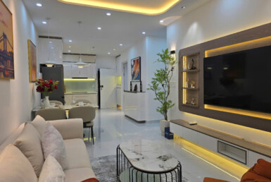 phong khach can ho ban 45 385x258 - Bán căn hộ chung cư Sky Garden 1, 71m2, 02pn, giá 4.890 tỷ, nhà mới 100%, nội thất đầy đủ.