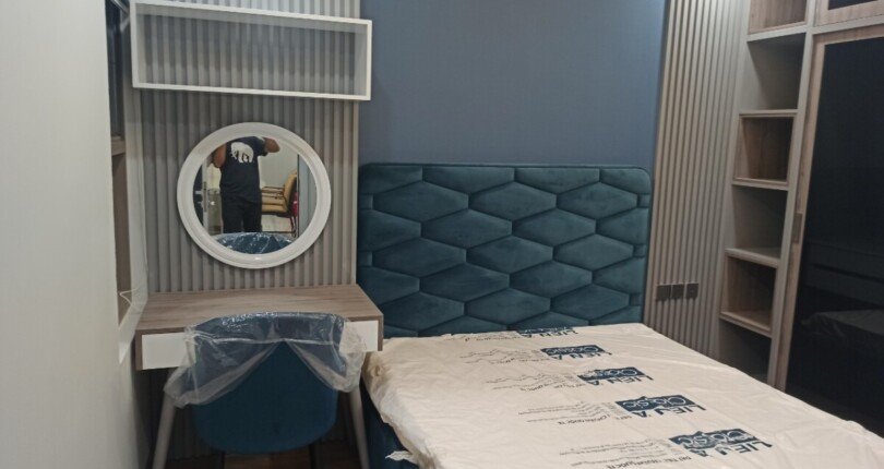 phong ngu can ho can cho thue 4 810x430 - Bán căn hộ view sông, chung cư Saigon Soth, diện tích 75m2, giá 5.5 tỷ, nội thất đầy đủ, xem nhà dễ.