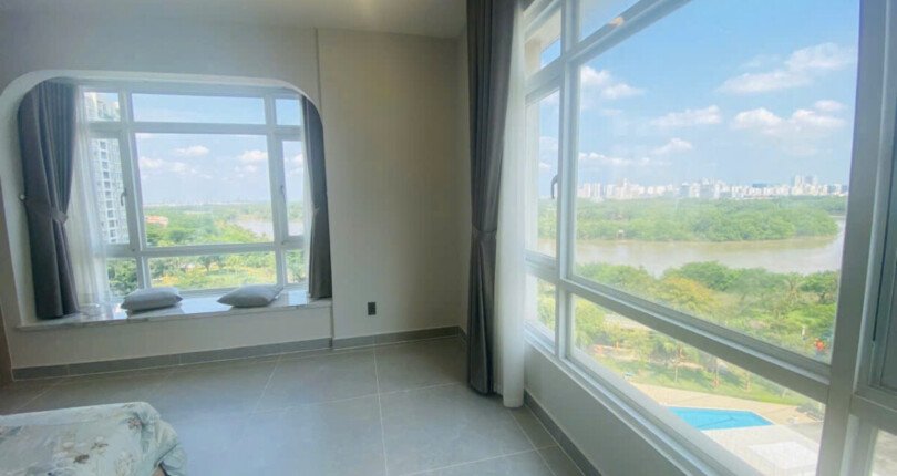 phong ngu can ho truc dien song 810x430 - Giá m ua bán căn hộ 3pn chung cư Riverside Residence nhà mới đẹp
