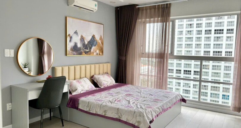 phong ngu master 3 810x430 - Giá mua bán căn hộ 3pn lầu 15 tháp K chung cư Happy Valley Phú Mỹ Hưng T7/2025