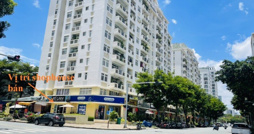 vi tri shophouse ban 810x430 - Giá mua bán Shophouse mặt Đường số 17 kdc Cảnh Viên 2 Phú Mỹ Hưng Phường Tân Mỹ T7/2025