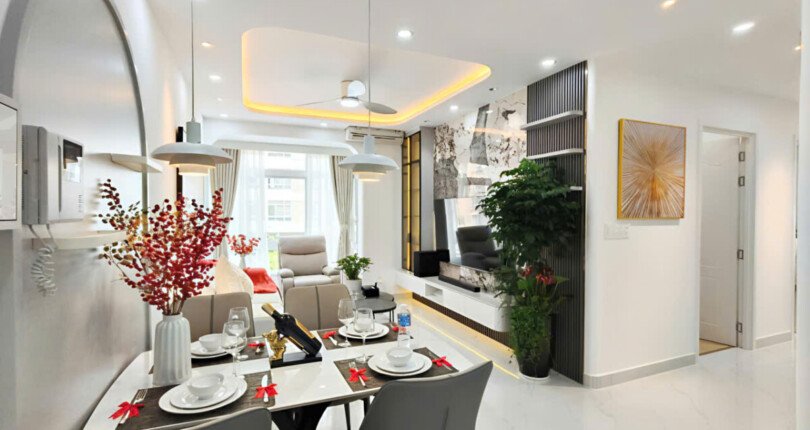 2 3 810x430 - Cần cho thuê Sky Garden 3. DT 72m2 Nội Thất cao cấp – 3 Phòng – Giá thuê 26Triệu/Tháng, * Tặng internet tháng thuê đầu tiên
