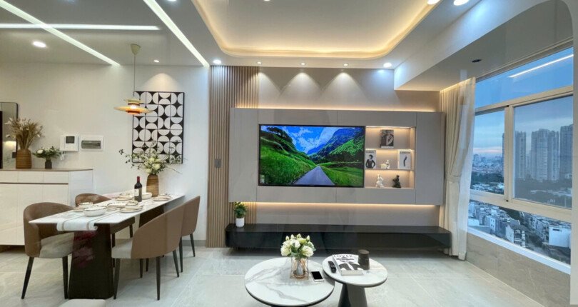 ban can ho sky garden 3 2 15 810x430 - Bán căn hộ đẹp Tại Sky Garden 3. DT 70m2 Thiết kế 3 Phòng-2wc Nhà mới decor 100% nội thất mới- Giá bán 5.790 Tỷ