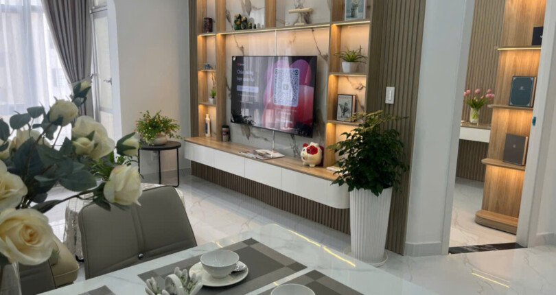 ban can ho sky garden 3 6 5 810x430 - Bán căn hộ Sky Garden 3. DT 56m2 Nhà đẹp- Nội thất mới 100%- lầu cao- 2 Phòng-1wc Giá bán 4.460 Tỷ