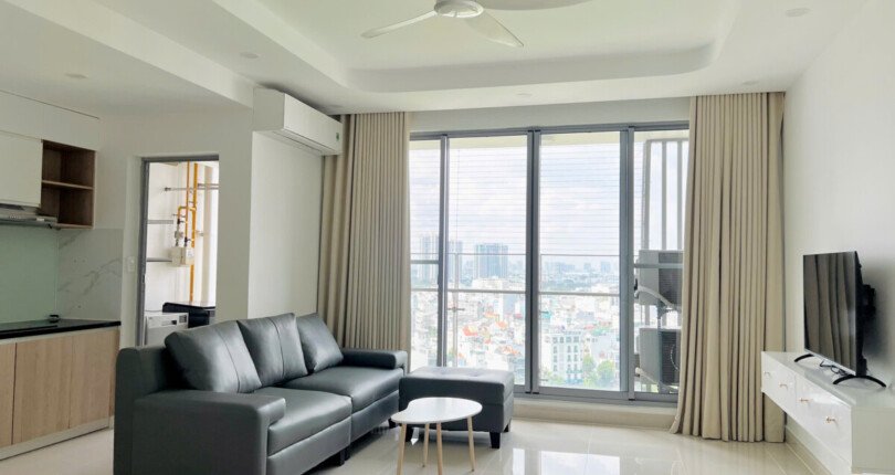 can canh phong khach can ho 810x430 - Giá mua bán căn hộ 2pn tòa A chung cư Green Valley phường Tân Mỹ T8/2025