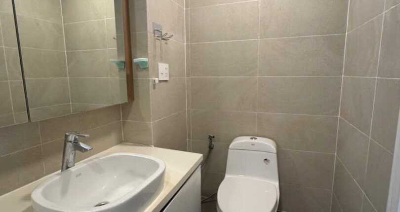 can ho ban co 2 toilet hoan thien nhu hinh 7 810x430 - Hàng hiếm bán căn hộ số 05 tòa nhà D chung cư Green Valley phường Tân Mỹ