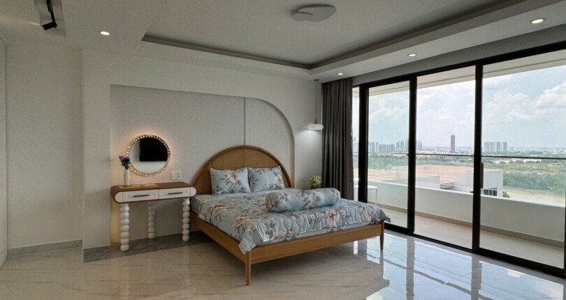 can ho ban co 3pn hoan thien cao cap nhu hinh 810x430 - Bán căn hộ 3pn Tháp A chung cư The Panorama view sông, nội thất cao cấp, giá 18,5 tỷ