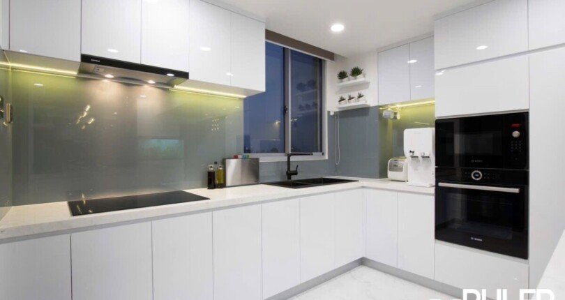 khong gian bep rong rai 5 810x430 - Bán gấp căn hộ 3pn tòa A chung cư Green Valley phường Tân Mỹ t8/2025