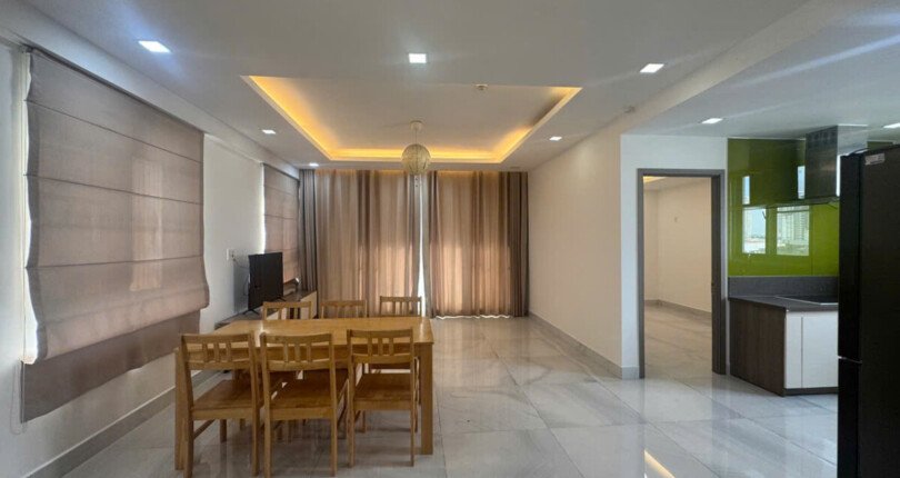 khong gian phong an 810x430 - Giá mua bán căn hộ 3pn tháp D chung cư Green Valley phường Tân Mỹ T8/2025