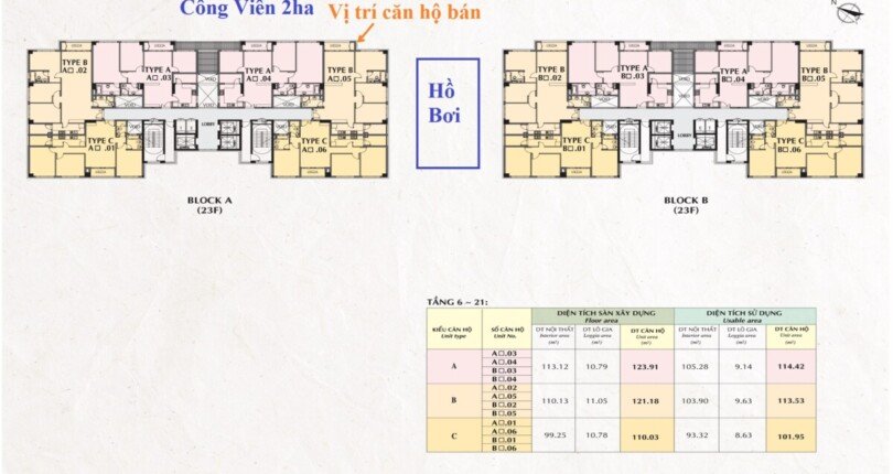 mat bang vi tri can ho ban 7 810x430 - Giá mua bán căn hộ 3pn số 05 tòa nhà A chung cư Nam Phúc Le Jardin phường Tân Mỹ T8/2025