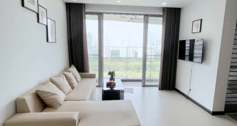 phong khach can ho 1 810x430 - Bán gấp căn hộ 2pn Block D chung cư Green Valley diện tích 97m2 giá 8,160 tỷ