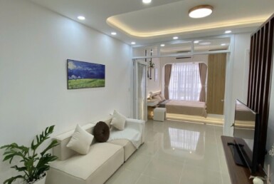 phong khach can ho ban 1 385x258 - Bán căn hộ chung cư Sky Garden 3, 56m2, lầu cao, 02pn, giá 4.2 tỷ, nhà đẹp , đang có hợp đồng thuê.