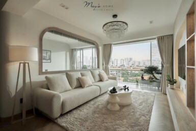 phong khach can ho ban 2 385x258 - Mua bán căn hộ Chung cư Garden Plaza Phú Mỹ Hưng Quận 7 giá rẻ