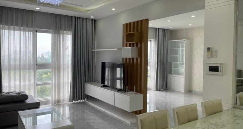 phong khach can ho ban 6 810x430 - Bán gấp căn hộ số 01 block L chung cư Happy Valley phường Tân Hưng giá 8,5 tỷ